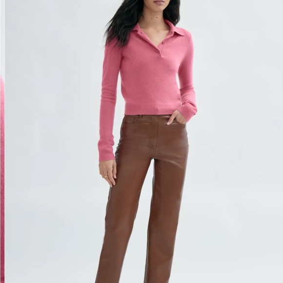 Aritzia Cashmere Polo - Size S in Lavender (colour no longer sold) - Picture 5 of 5